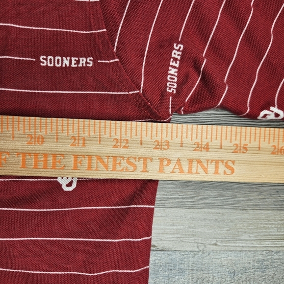 Oklahoma University OU Sooners Men's Polo Shirt Medium - Picture 7 of 9